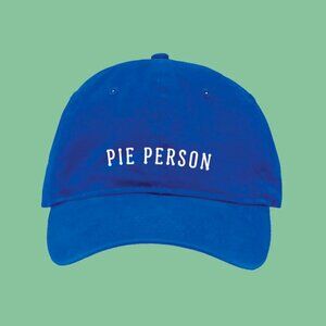 Pie Person Ball Cap - NWT - Super Cute Royal Blue Baseball Hat!
